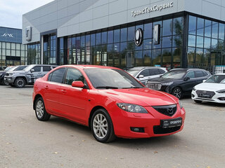 2008 Mazda 3 I (BK) Рестайлинг, красный, 505000 рублей, вид 3