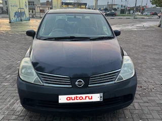 2004 Nissan Tiida Latio I, чёрный, 450000 рублей, вид 1