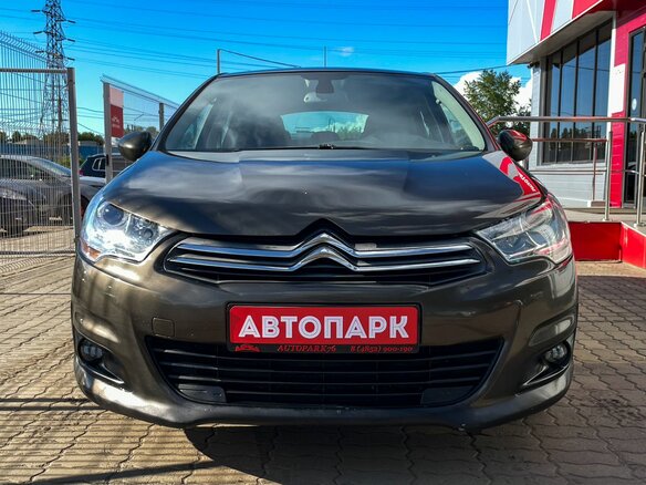 2011 Citroen C4 II, коричневый - вид 1