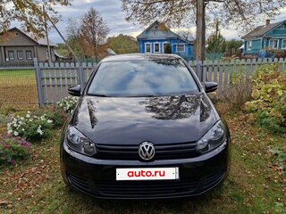 2011 Volkswagen Golf VI, чёрный, 630000 рублей, вид 4