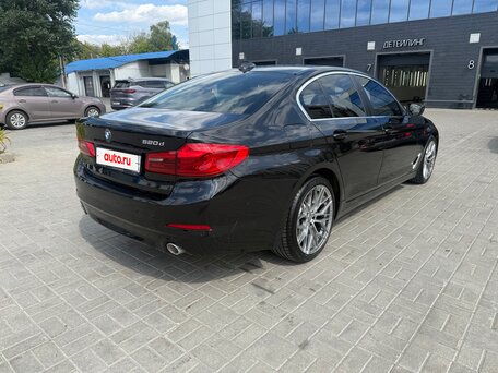 2019 BMW 5 серии 520d VII (G30/G31/G38), чёрный, 2790000 рублей, вид 5