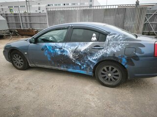 2007 Mitsubishi Galant IX Рестайлинг, голубой, 320000 рублей, вид 5