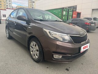 2016 Kia Rio III Рестайлинг, коричневый, 1190000 рублей, вид 3