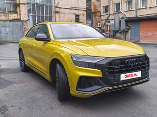 2021 Audi Q8 45 TDI I (4M), жёлтый, 7500000 рублей, вид 3