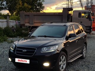 2008 Hyundai Santa Fe II, чёрный, 1180000 рублей, вид 1