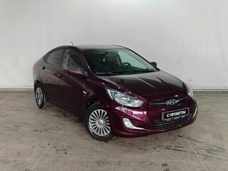 2012 Hyundai Solaris I, фиолетовый, 687000 рублей, вид 3