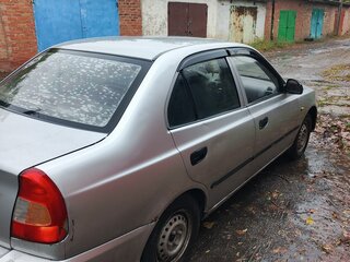 2003 Hyundai Accent ТагАЗ II, серебристый, 275000 рублей, вид 4