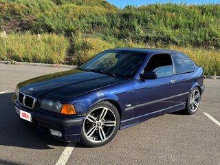 1996 BMW 3 серии Compact 318i III (E36), синий, 320000 рублей, вид 2