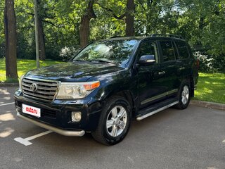 2012 Toyota Land Cruiser 200 Series Рестайлинг 1, чёрный, 3400000 рублей, вид 2