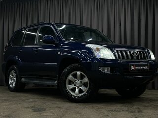 2005 Toyota Land Cruiser Prado 5-speed 120 Series, синий, 1799777 рублей, вид 3