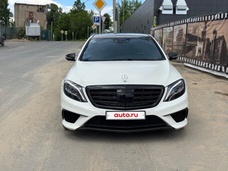 2014 Mercedes-Benz S-Класс AMG 63 AMG Long III (W222, C217), белый, 4940000 рублей, вид 3