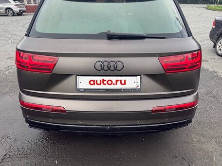 2016 Audi Q7 II (4M), коричневый, 3500000 рублей, вид 5