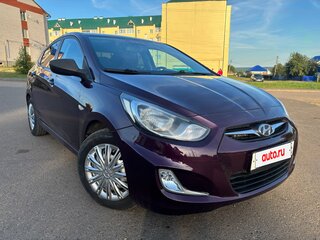 2013 Hyundai Solaris I, фиолетовый, 623000 рублей, вид 1