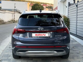 2021 Hyundai Santa Fe IV Рестайлинг, синий, 3630000 рублей, вид 4