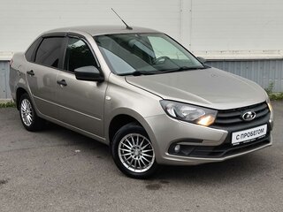 2019 Lada (ВАЗ) Granta I Рестайлинг, бежевый, 475000 рублей, вид 3