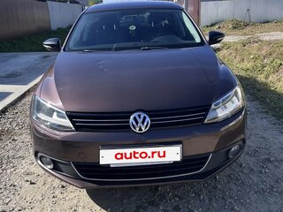 2014 Volkswagen Jetta VI, коричневый, 1190000 рублей, вид 2