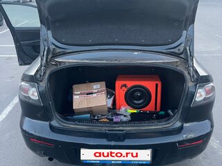 2008 Mazda 3 I (BK) Рестайлинг, чёрный, 399999 рублей, вид 4