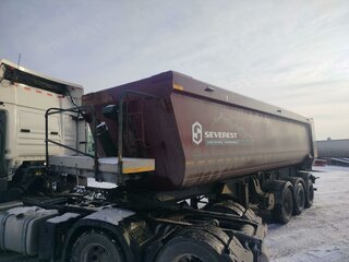 2022 УралСпецТранс Полуприцеп самосвальный, красный, 1170000 рублей, вид 1