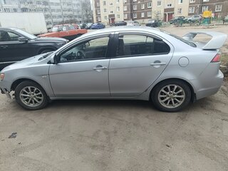 2012 Mitsubishi Lancer X Рестайлинг, серебристый, 500000 рублей, вид 5