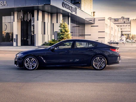 2020 BMW 8 серии Gran Coupe 840d xDrive II (G14/G15/G16), чёрный, 6050000 рублей, вид 4