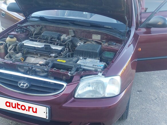 2011 Hyundai Accent ТагАЗ II, красный, 500000 рублей - вид 13
