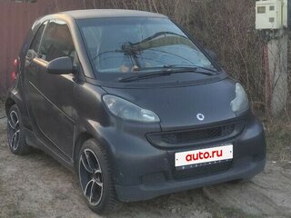 2008 Smart Fortwo II, чёрный, 595000 рублей, вид 2