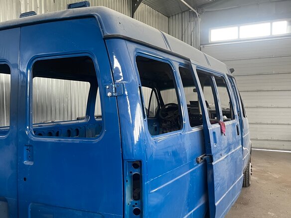 2009 ГАЗ ГАЗель (3221), синий, 350000 рублей - вид 3