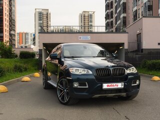 2012 BMW X6 30d I (E71) Рестайлинг, синий, 3090000 рублей, вид 1