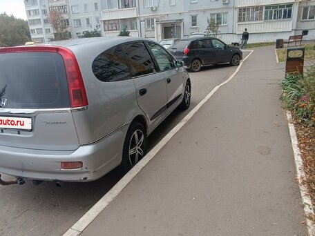 2001 Honda Stream I, серебристый, 350000 рублей, вид 2