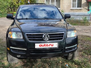 2004 Volkswagen Touareg I, зелёный, 600000 рублей, вид 1