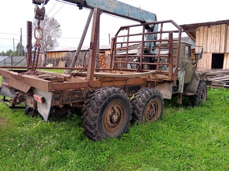 1987 Урал 375, зелёный, 700000 рублей, вид 3