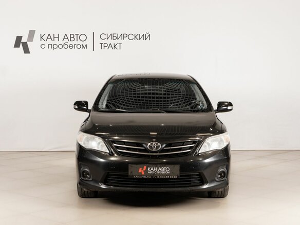 2011 Toyota Corolla X (E140, E150) Рестайлинг, чёрный - вид 1