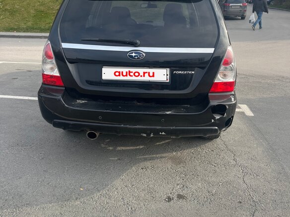 2007 Subaru Forester II Рестайлинг, чёрный, 586000 рублей - вид 3