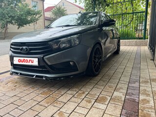 2015 Lada (ВАЗ) Vesta I, серый, 1100000 рублей, вид 2