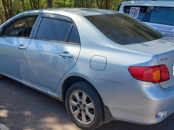 2007 Toyota Corolla X (E140, E150), голубой, 580000 рублей - вид 3