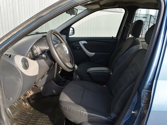 2012 Renault Logan I Рестайлинг, синий, 344999 рублей - вид 9