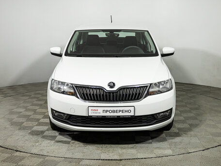 2019 Skoda Rapid I Рестайлинг, белый, 1499700 рублей, вид 2