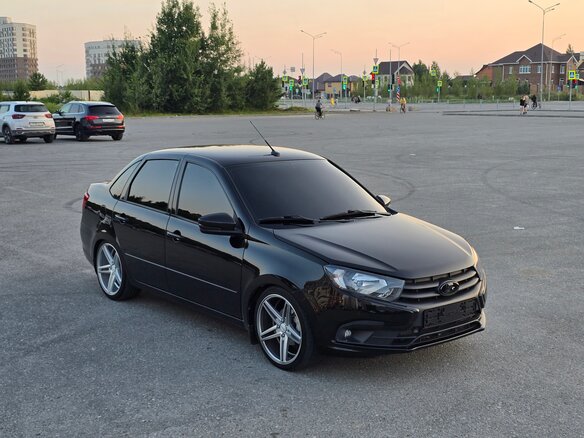 2023 Lada (ВАЗ) Granta I Рестайлинг, чёрный, 850000 рублей - вид 4