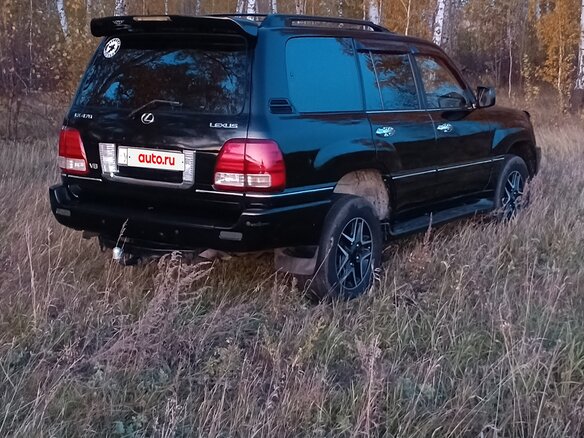 2003 Lexus LX 470 II Рестайлинг, чёрный, 2300000 рублей