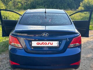 2016 Hyundai Solaris I Рестайлинг, синий, 1300000 рублей, вид 3