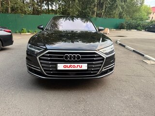 2021 Audi A8 Long 55 TFSI IV (D5), чёрный, 6150000 рублей, вид 4