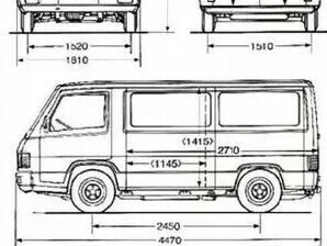 1993 Mercedes-Benz MB 100, белый, 230000 рублей, вид 3