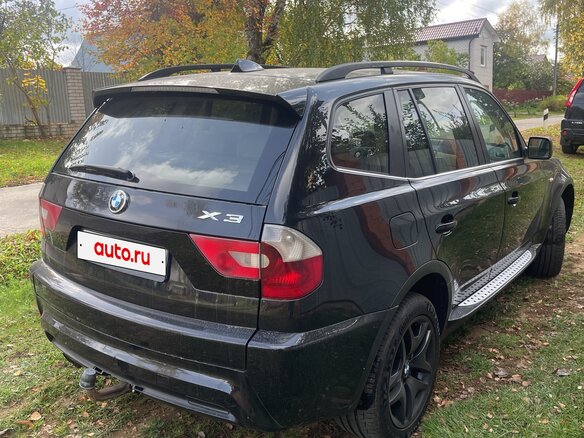 2005 BMW X3 30i I (E83), чёрный - вид 4