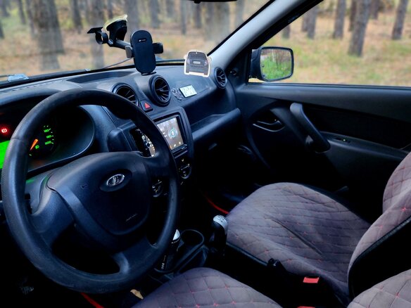 2012 Lada (ВАЗ) Granta I, чёрный, 109999 рублей - вид 18