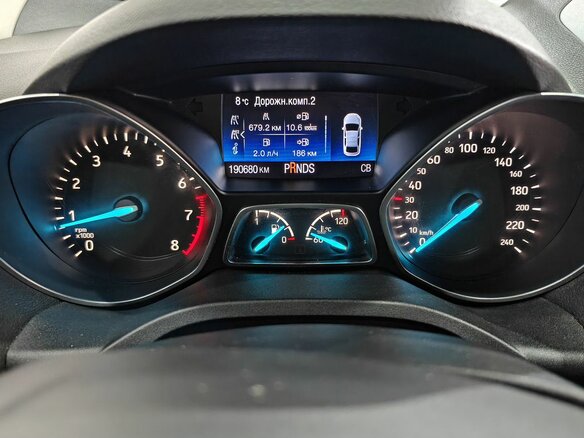 2017 Ford Kuga II Рестайлинг, чёрный, 1300000 рублей - вид 11
