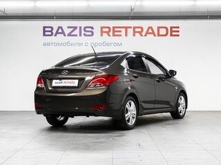 2014 Hyundai Solaris I Рестайлинг, коричневый, 1000000 рублей, вид 5