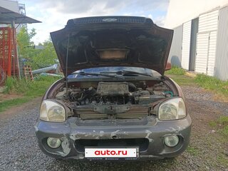 2001 Hyundai Santa Fe I, коричневый, 295000 рублей, вид 4