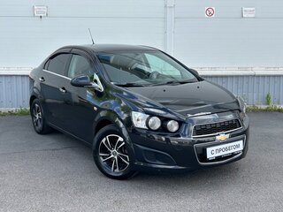 2013 Chevrolet Aveo II, чёрный, 569000 рублей, вид 4
