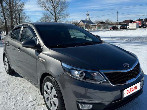 2013 Kia Rio III, серый, 1100000 рублей - вид 3