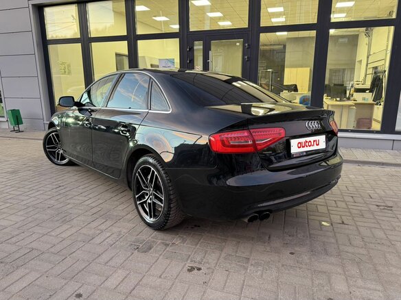 2014 Audi A4 IV (B8) Рестайлинг, чёрный, 1070000 рублей - вид 1